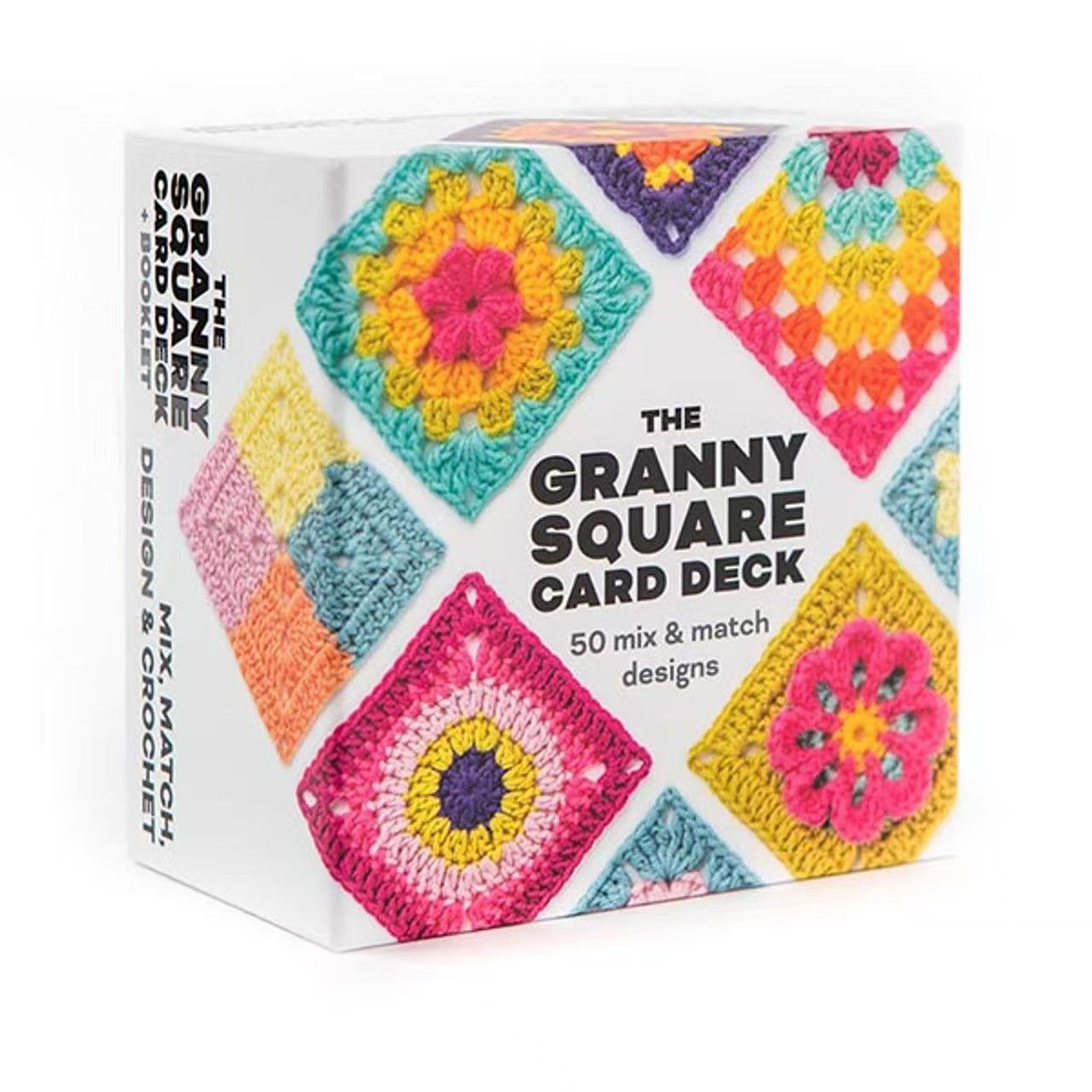 Knitting for Beginners The Granny Square Card Deck DIY Granny Knitting 50 Pattern Set