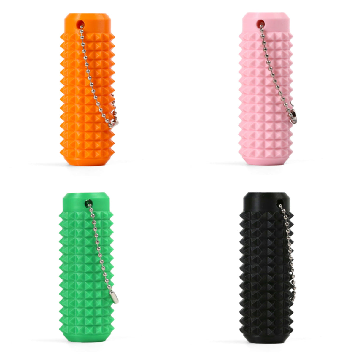 4PCS Little Ouchies Pain Fidget, Pocket Mini Fidget Toy for Adults, Pain Stim Fidget, 3D Printed Venting Key Pendant, Spiky Grippie Stim Keychain ，Novelty Gifts for Friends