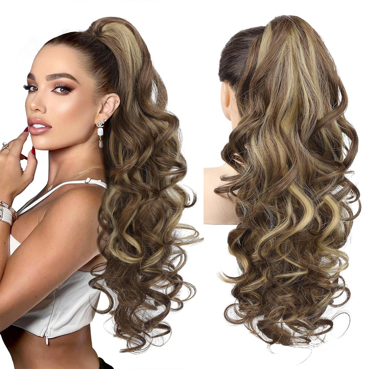 ✨ Now 40% OFF⚡Clip-in Big Wavy Ponytail Extension