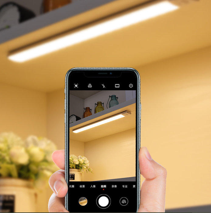 Motion sensor cabinet lights, wireless cabinet, wardrobe, wine cabinet magnetic light strips