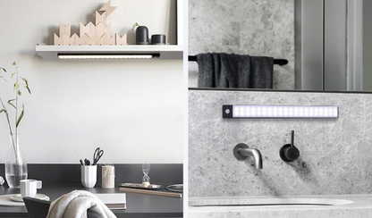 Motion sensor cabinet lights, wireless cabinet, wardrobe, wine cabinet magnetic light strips