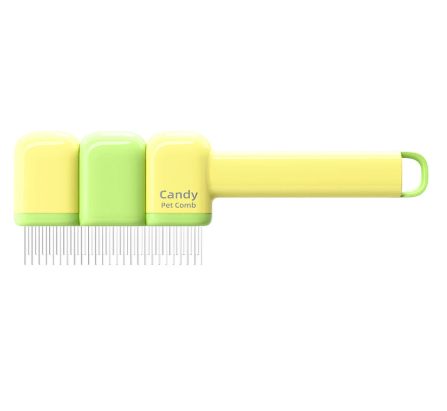 Pet comb💚Special combing tool with dense teeth for detangling and removing loose hair