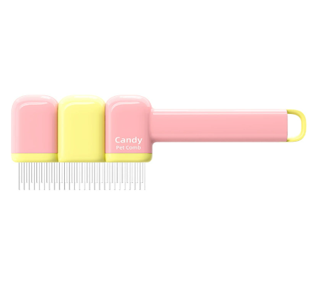 Pet comb💚Special combing tool with dense teeth for detangling and removing loose hair
