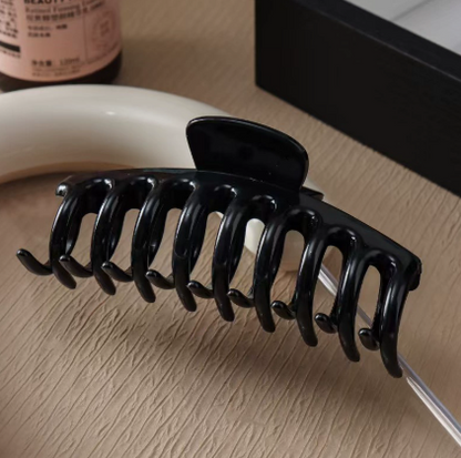 2025 new soft silicone shark clip Korean ins high-end large grab clip